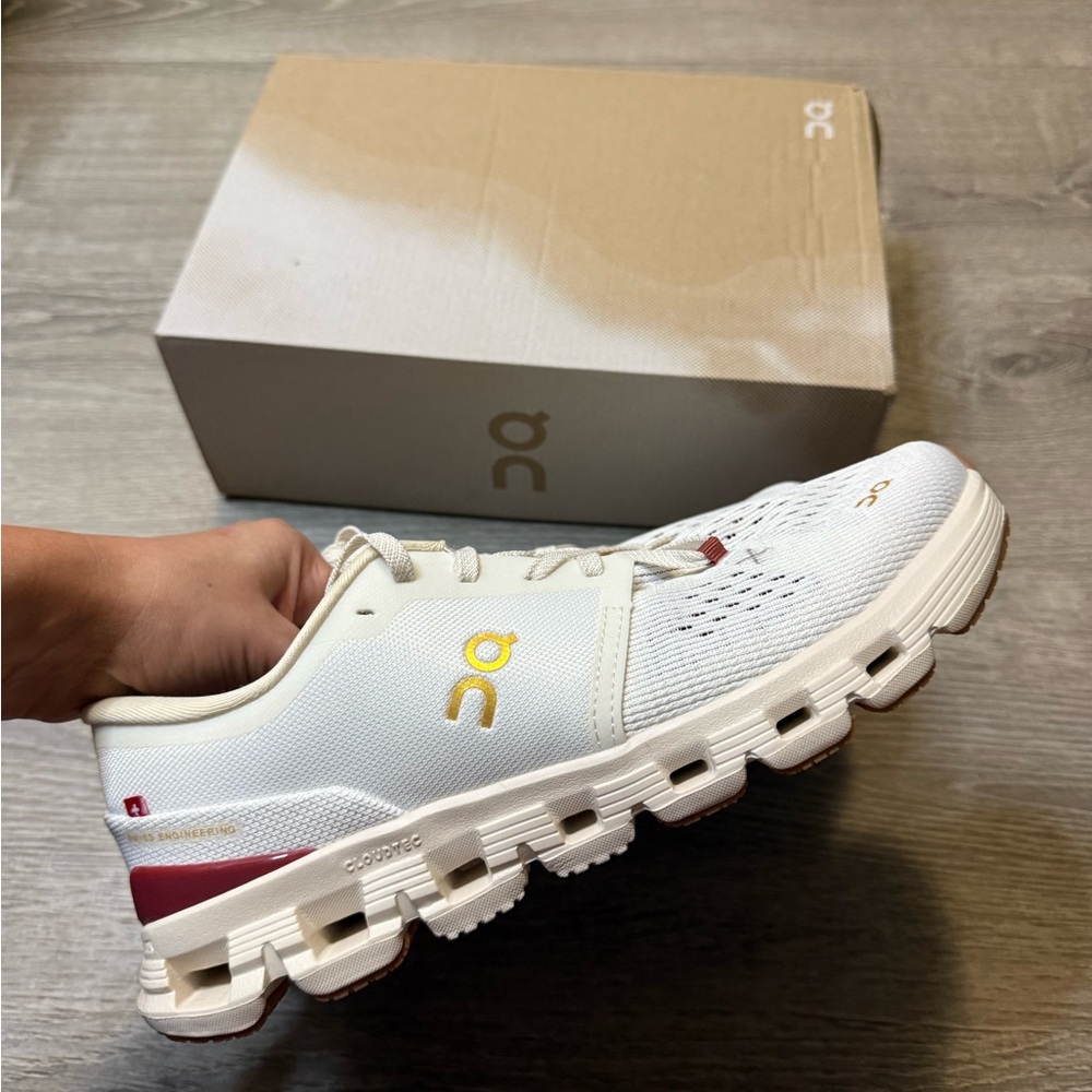 •ON CLOUD• CLOUD X4 PEARL IVORY SNEAKERS - Picture 5 of 11